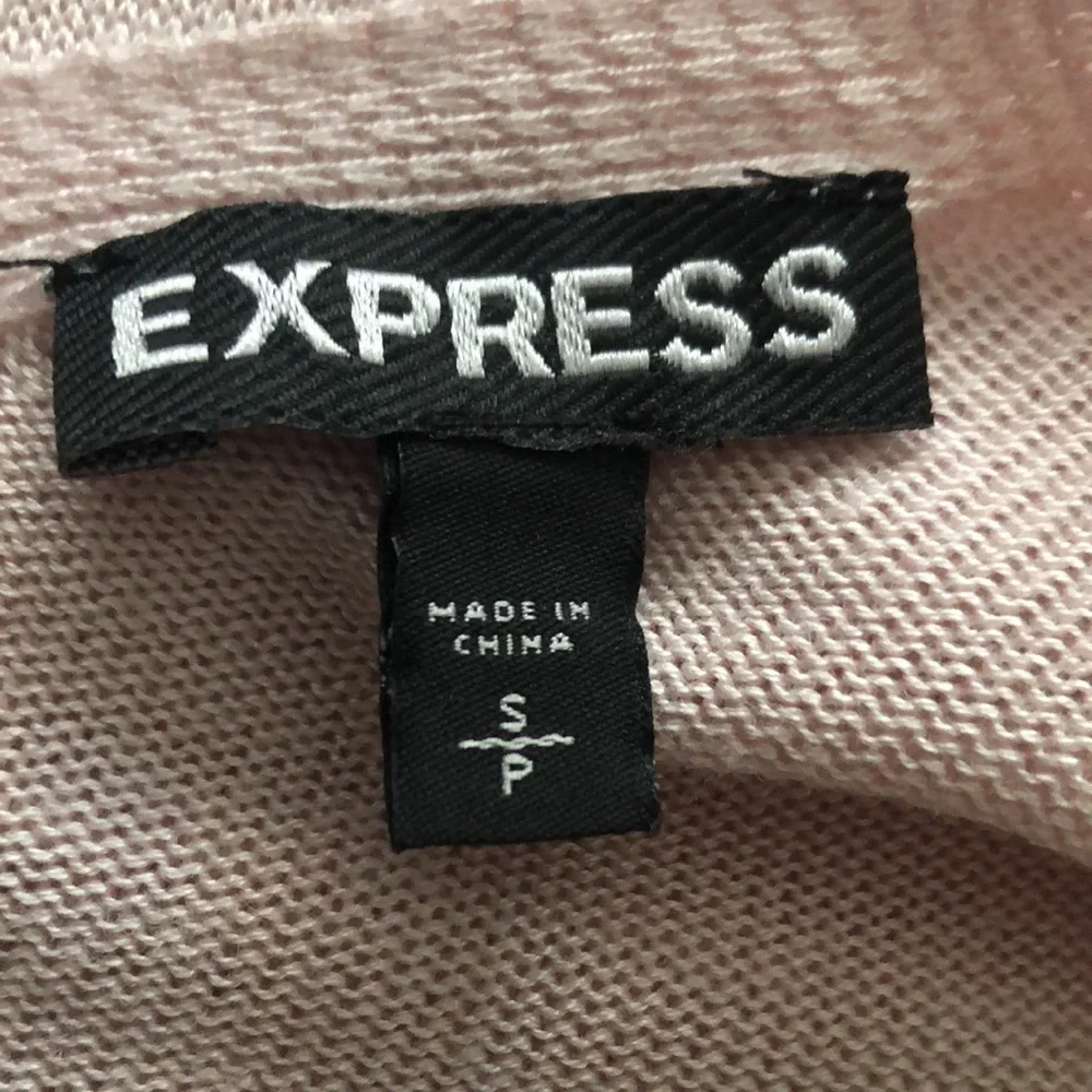 Express Blush Pink Oversized Spring Sweater size Small